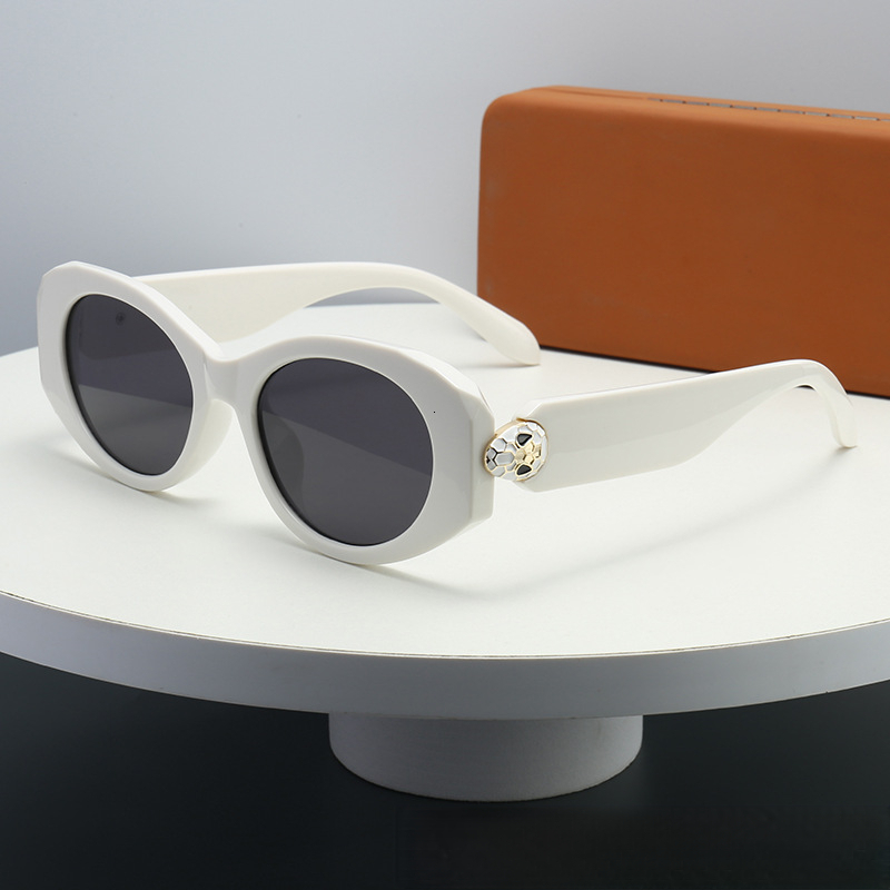 2026 Oval Sunglasses European And American Personalized Metal Snakehead Cross Border Fashion Versatile Sunglasses Female Designer's Premium Sense - view 8