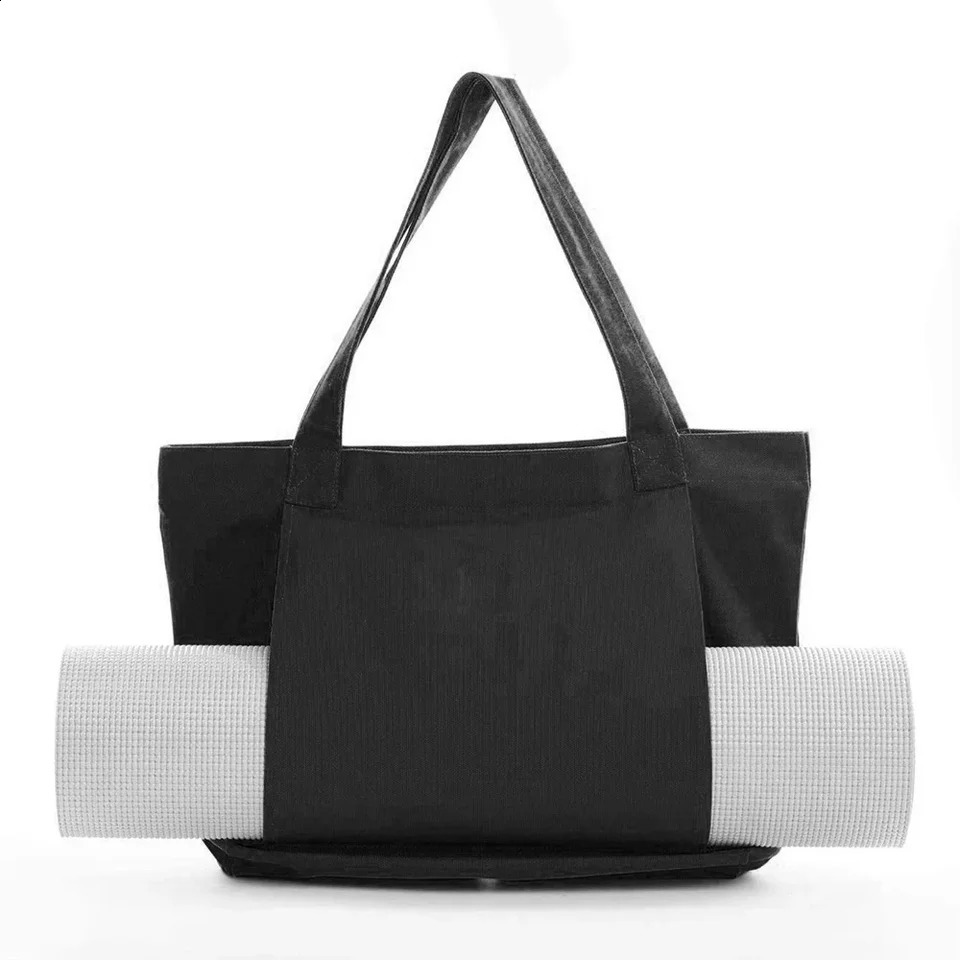 Yoga Bag Womens Sports Bag Yoga Mat Bag Carryall Canvas Tote for Pilates Shoulder for Travel Office Beach Workout 260622CJ - view 3