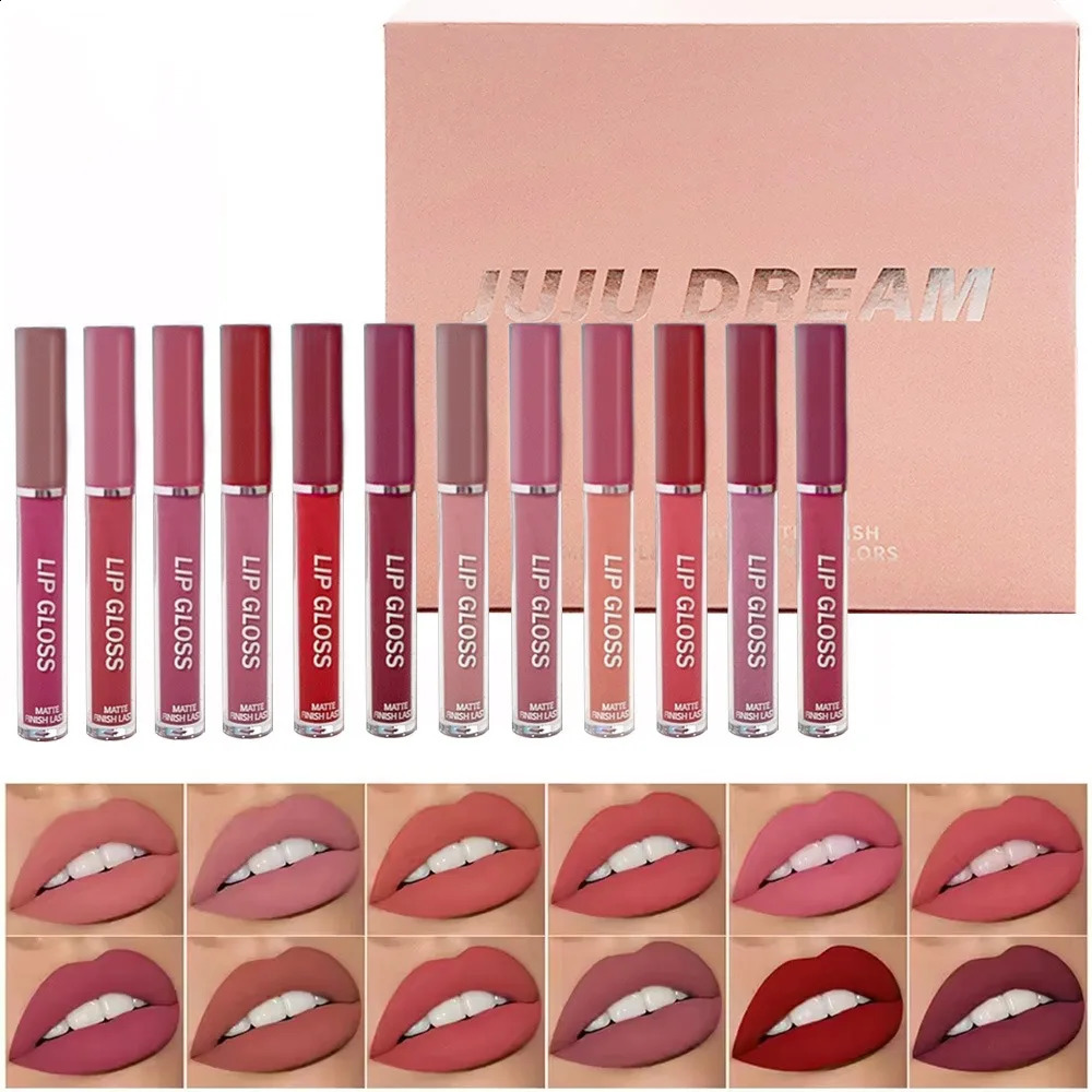 Matte Liquid Lipstick Set Waterproof Long Lasting Smudge Proof Lip Gloss Easy to Apply Non Transfer Holiday Gift 260618 - view 4
