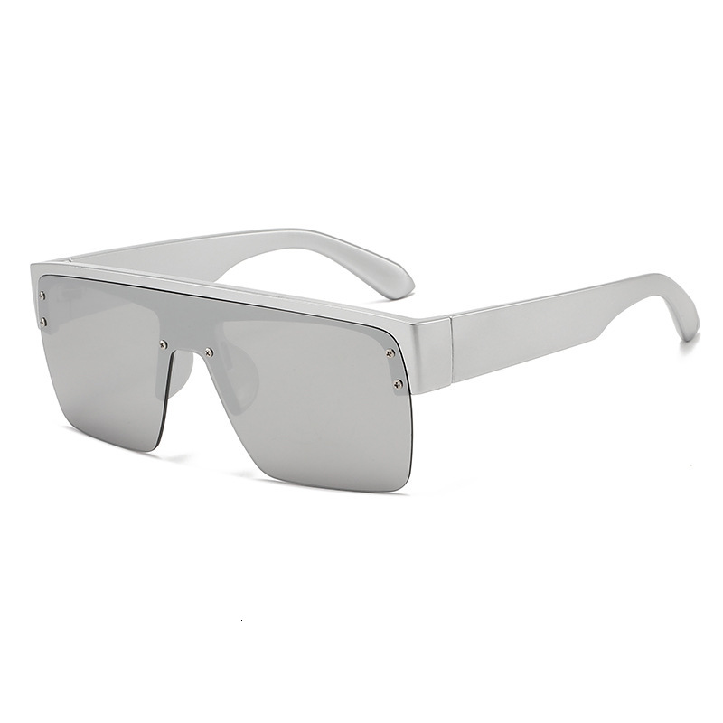 20 European And American Square Large Frame Sunglasses, Retro Trendy, Unisex, Versatile, High-End Driving Sunglasses - view 6