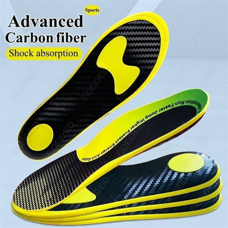 12 Pairs Carbon Fiber Insole-Carbon Sole Propulsion-Carbon Fiber Template-For Basketball Volleyball Sports Insoles Plantar pads 260625