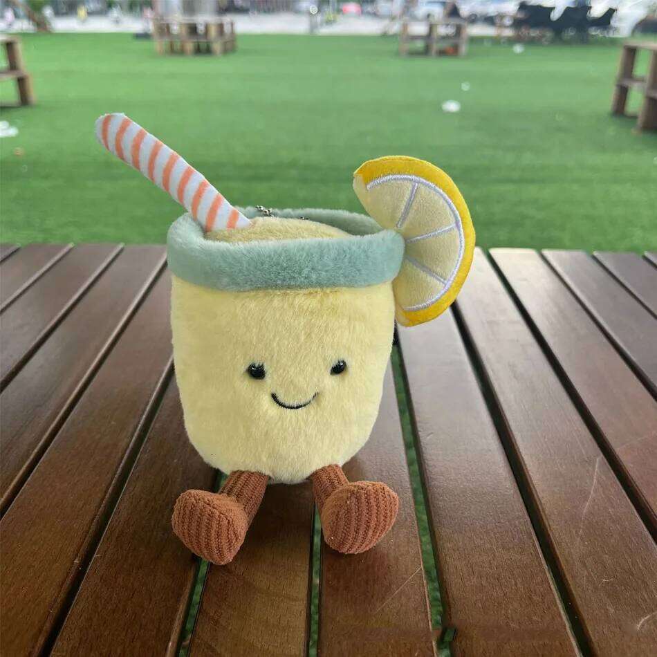2026 Simulated Stuffed Fruit And Vegetable Soft Cute Cartoon Plush Toys Lemon Pumpkin For Baby Kids Appease Soother Toy Gifts 26Y0626 - view 7