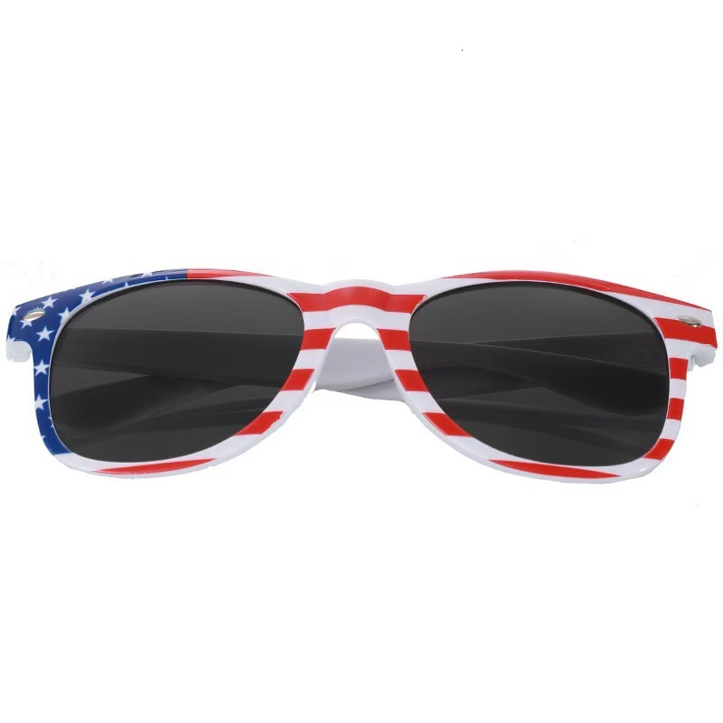 Designer's New Classic Rice Nail Style Transparent Style American Flag Sunglasses Independence Day Sunglasses Personalized Trendy Casual Versatil - view 9