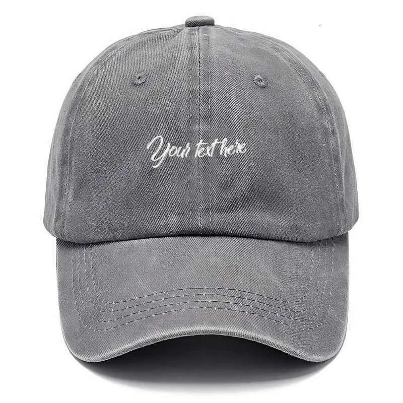 Baseball Washed for Cotton Men Adjustable Distressed Trucker Hat for Men Women Personalized Fashion Sun Hats Text Vintage M260626 - view 5