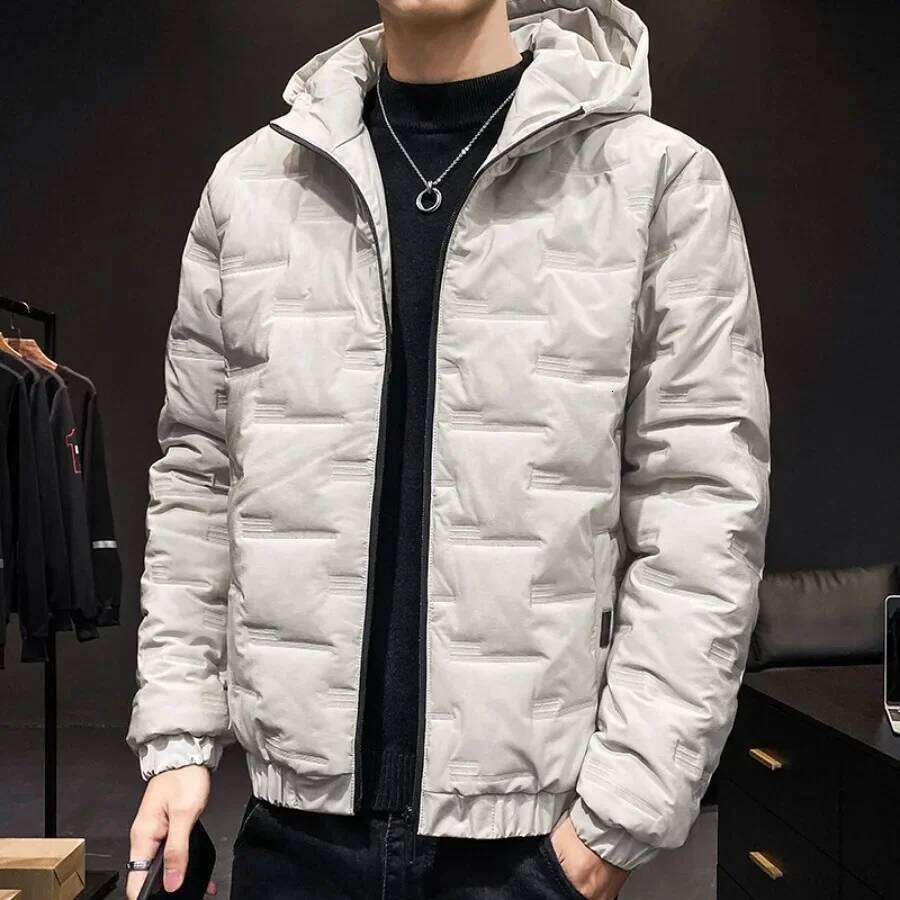 2026 Men's Thicked Down Cotton Jacket New Autumn Winter Warm Hooded Parkas Men Casual Zip Cotton-padded Coat Windproof Outerwear J260626 - view 7