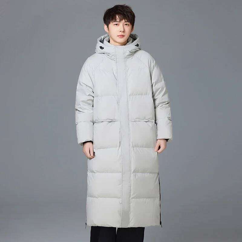 Men's Outdoor Hiking and Camping Windproof Breathable Long Down Comfortable Fashionable Trendy Winter Couple Jacket W260626 - view 6