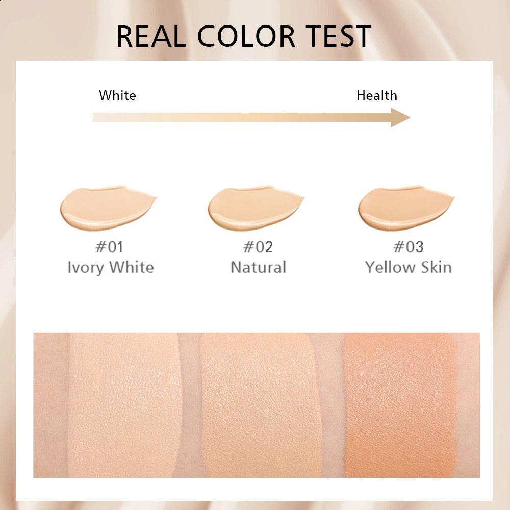 Liquid foundation naturally covers flaws without sticking powder plain face cream transparent foundation conceals blemishes 260625 - view 6
