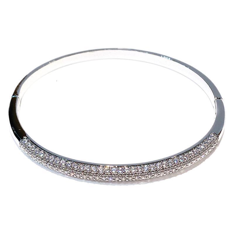 Full Diamond Zircon Sparkling High-End Niche Design Sense Elegant Versatile Personality Bracelet Jewelry - view 6