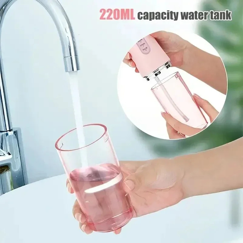 Smart Electric Oral Irrigator Water Flosser Portable 3 Modes Rechargeable Dental Jet Teeth Cleaner 260626 - view 6
