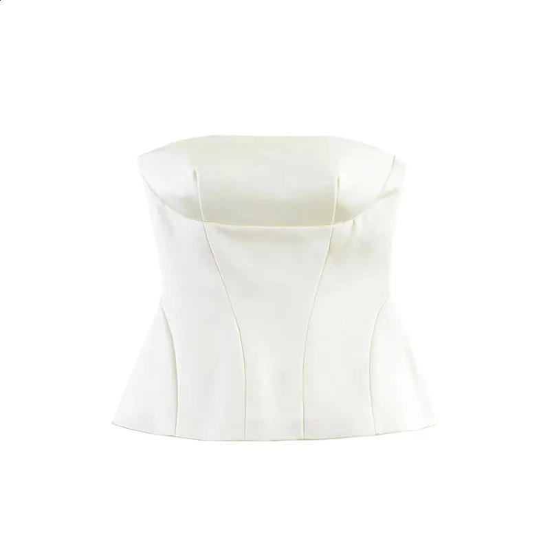 TFAFXY 2026 Summer Woman Satin Mini Skirts Sets For Women Corset Tops Two Piece Set Womens Suits 260626 - view 4