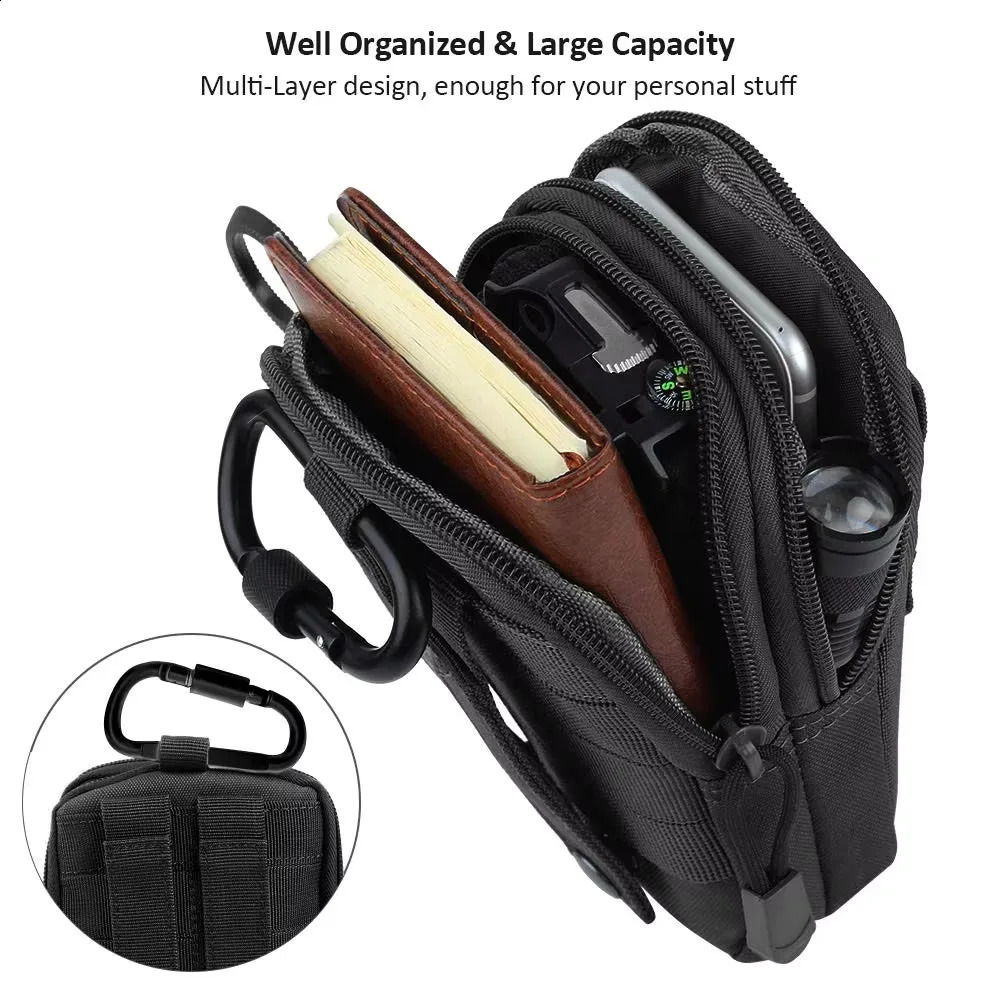 Tactical Waist Bag Outdoor Hunting Molle Bag EDC Pack Multifunction Men Sport Hiking Hunting Working Tools Mobile Phone Pouch 260626 - view 3
