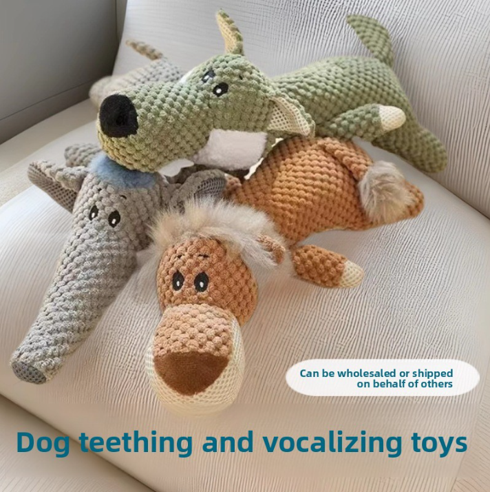 Squeaking Squeazy Soft Toy - Durably Made for Small-Medium Pups - view 4