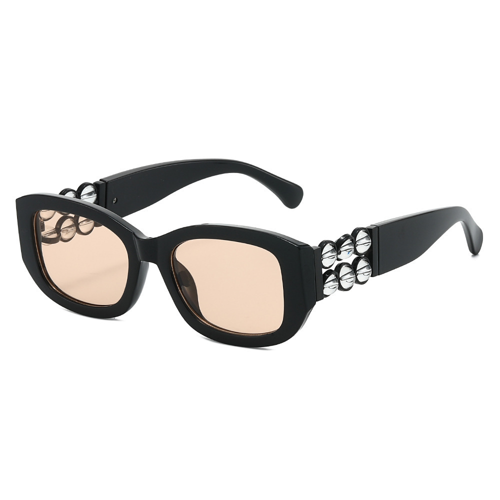 New Trendy Ins-Style Fortune Bead Glasses, UV Protection, Simple And Fashionable Couple's Sunglasses - view 6