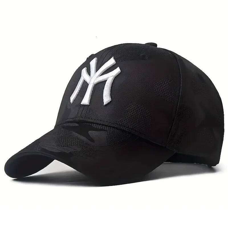 Unisex Letter Embroidery Camouflage Baseball Caps Spring and Autumn Outdoor Adjustable Casual Hats Sunscreen Hat Sports Golf Cap W260626 - view 6