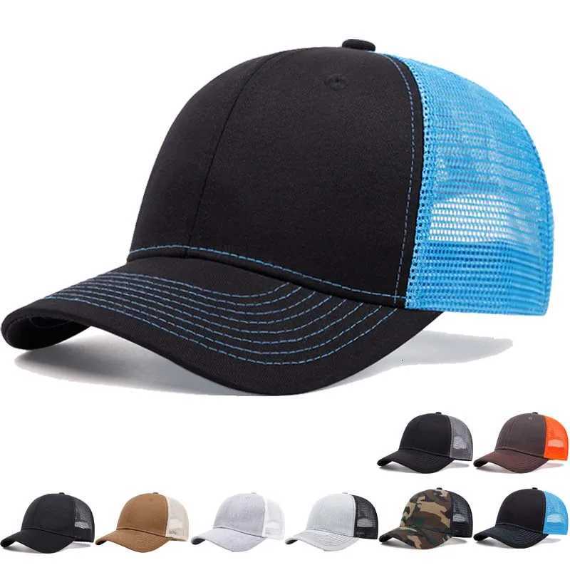 SaLE Baseball Hot Adult Net Shallow Curved eaves Hat Unisex Summer BreathabLE shade Spring Hip Hop trucker M260626 - view 3