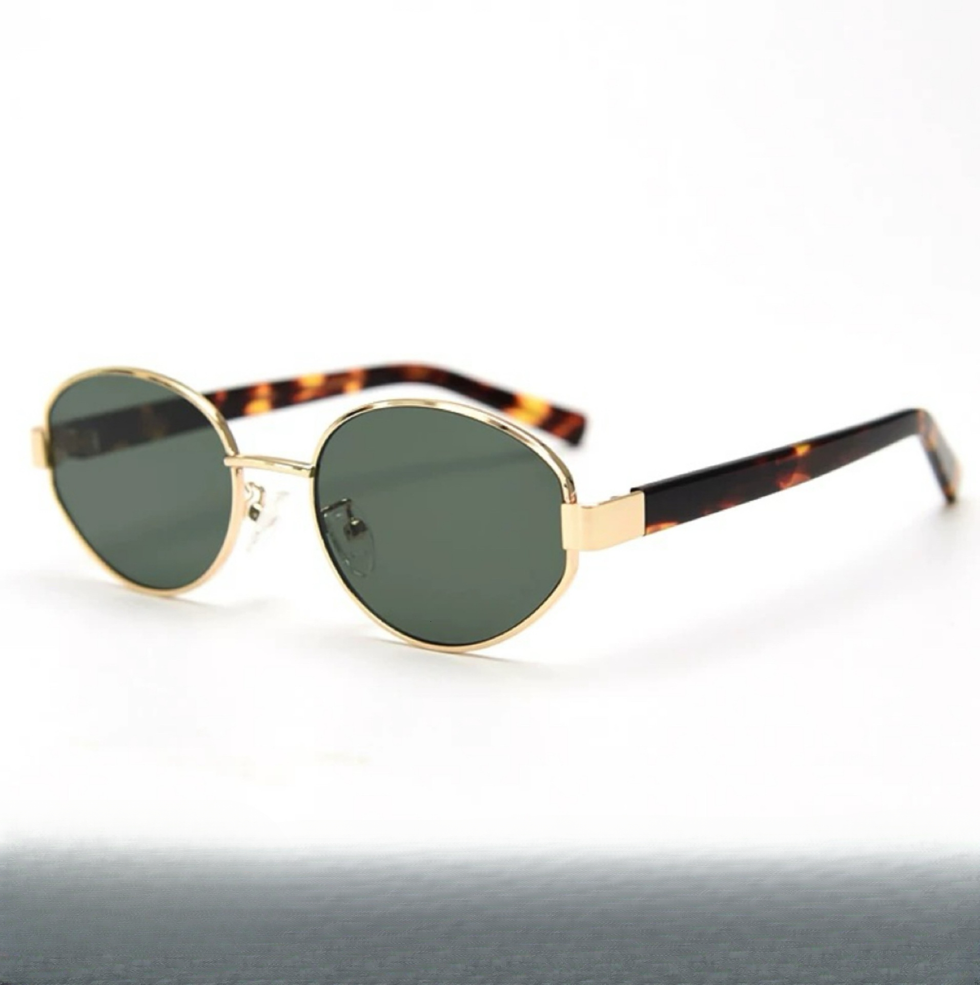 Gaitai Glasses Polarized Sunglasses Old Money Style Retro Atmosphere Oval Cat Eye Sunglasses Same Style as Wang Anyu - view 7