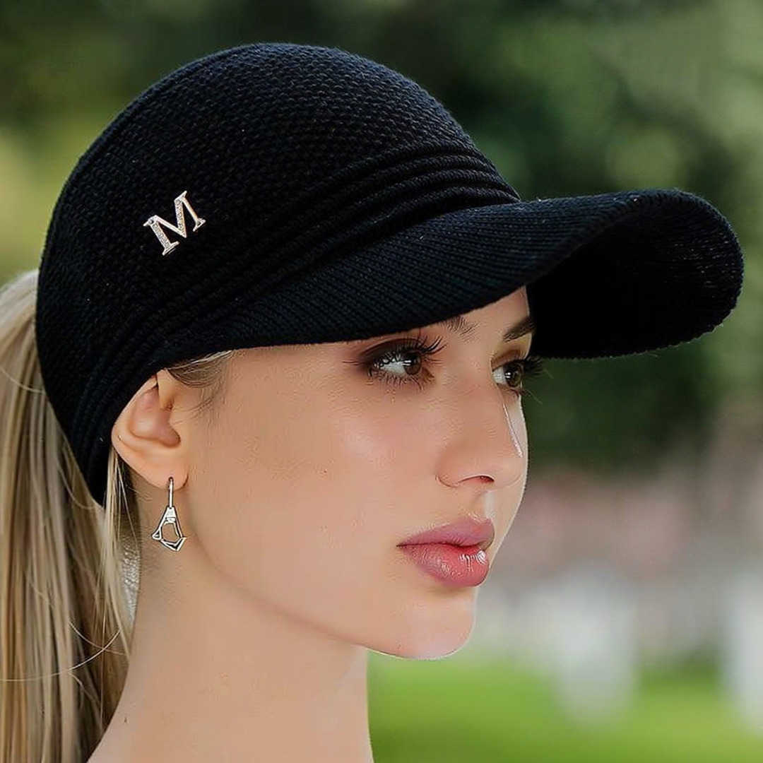 Sun Hat Elastic and Womens Breathable Design Wide-brimmed Sun Hat Suitable for Ponytails M260626
