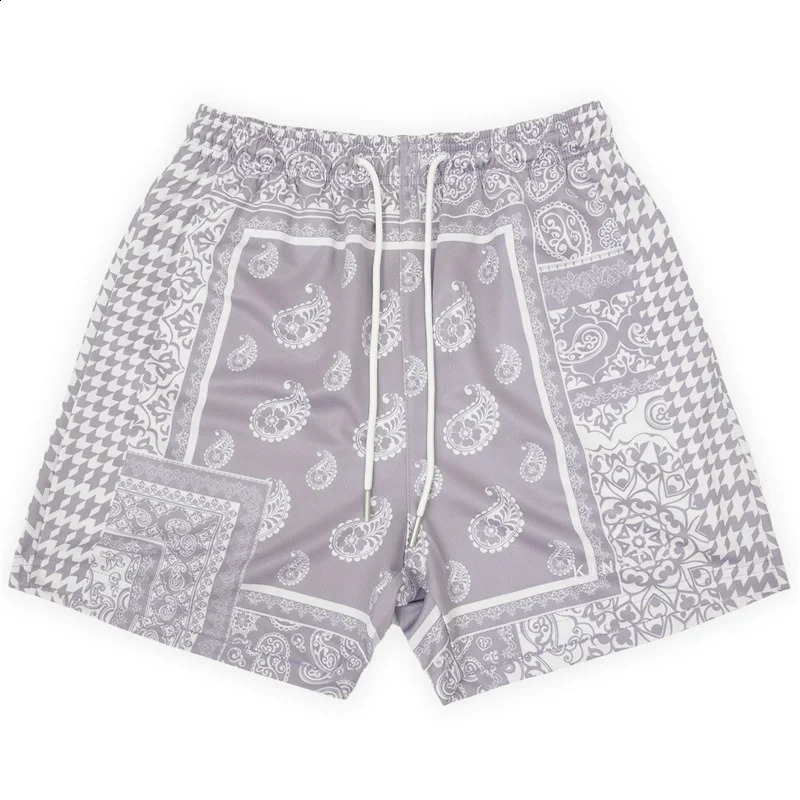 Summer Gradient Graphic Beach Shorts Mens Color Printing Board Shorts Casual Vacation Shorts Loose Surfing Swimming Shorts 260623 - view 5