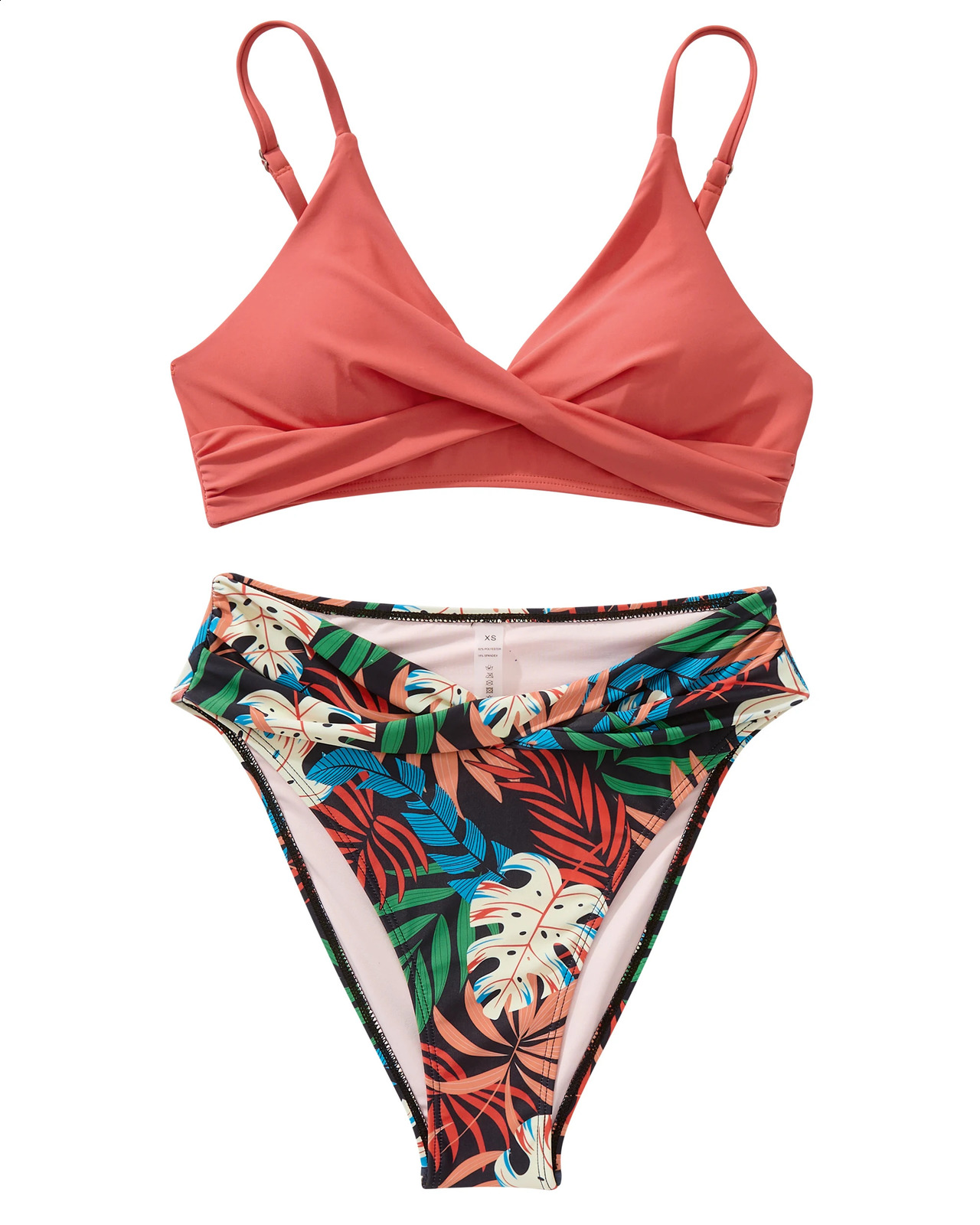 Sexy VNeck Bikini for Women Swimsuit Bikinis Solid Beach Swimwear Bathing Suits Push Up Low Waist 2 Piece Set 260625 - view 6