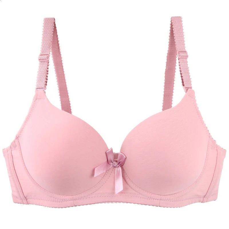 Sexy Bow Sweat Absorption Bras Solid Smooth 3475 3680 3885 4090 4295 44100 ABC Cup Underwear Pus Up Lingerie 260626 - view 4