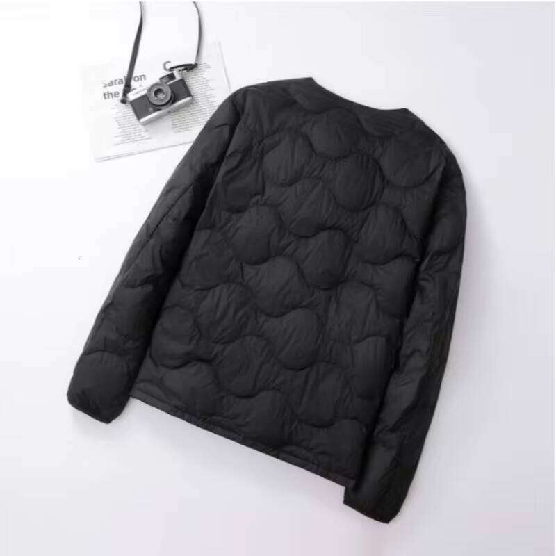 Plus Size Vest 2025 Autumn Winter New Lightweight Down Jacket Simple Fashion Casual Crew Neck V-neck Men's Coat J260626 - view 3