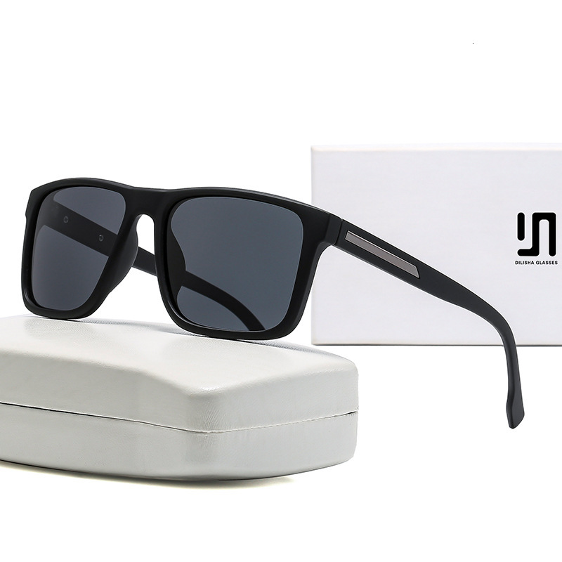 New Style High-End Feel Men's Driving Big Face Slimming UV Protection Polarized Sunscreen Sports Sunglasses wholesale - view 6