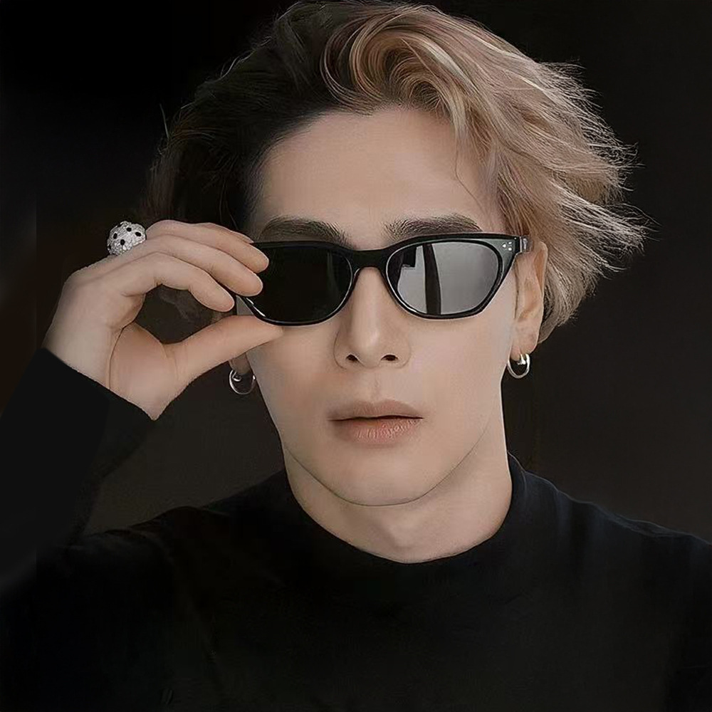 New Triangular Cat-Eye GM for Men, High-End Retro Internet Celebrity UV-Protective Women's Sunglasses wholesale - view 1