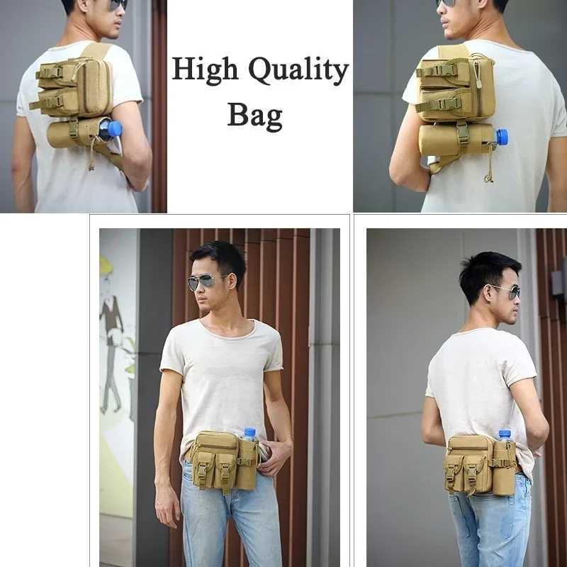 Fanny Mens Tactical Waterproof Casual Pouch Waist Bag Packs Outdoor Military Bag M260626 - view 5