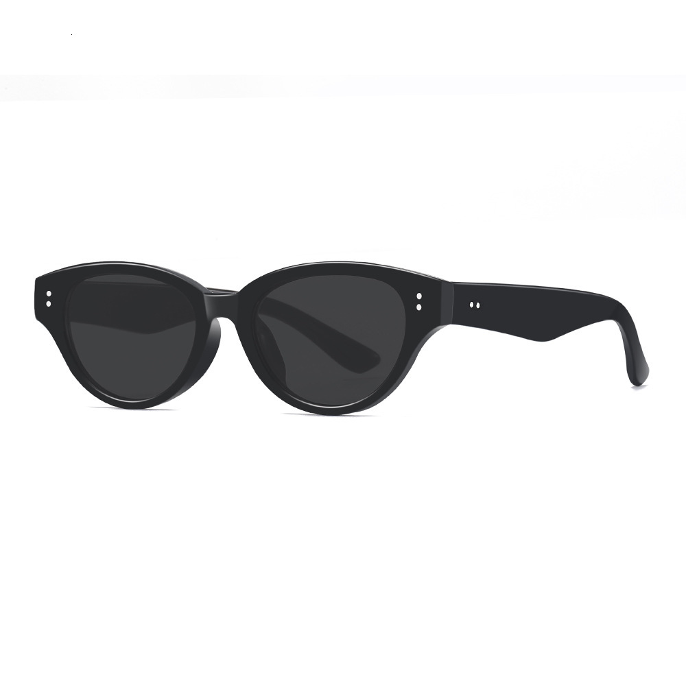 2026 New Pink Frame Sunglasses Women, Cat Eye Retro UV Sunglasses, Slimming Effect for Large Faces, Sun Protection Polarized Glasses wholesale - view 1