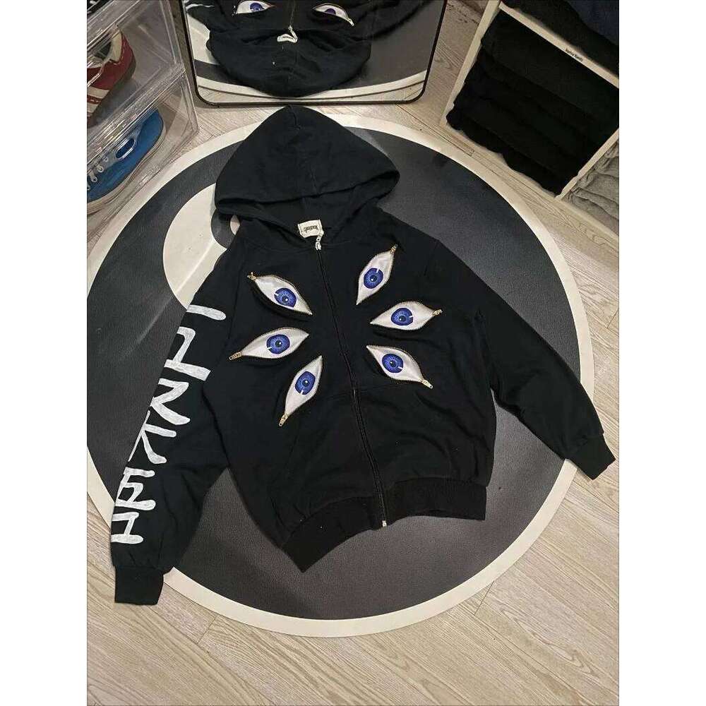 Y2K Harajuku Kokushibo Six Eye Oversized Hoodies anime Gothic Streetwear Men Women Casual Fashion Clothing pullover Sweatshirt W260626 - view 5