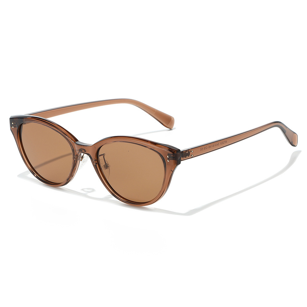 2026 Small Round Ultra-Light Tr90 Polarized Sunglasses, High-End Black Frame Sunglasses Wholesale - view 4