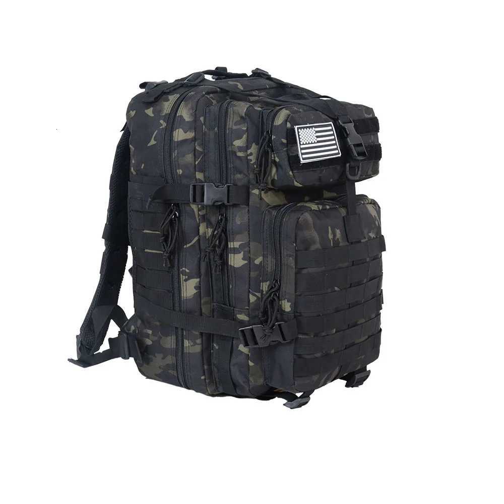 liters Outdoor tactical dual 50 shoulder large 3P backpack Backcountry cycling sports backpack Travel attack camouflage multi-fu M260626 - view 7