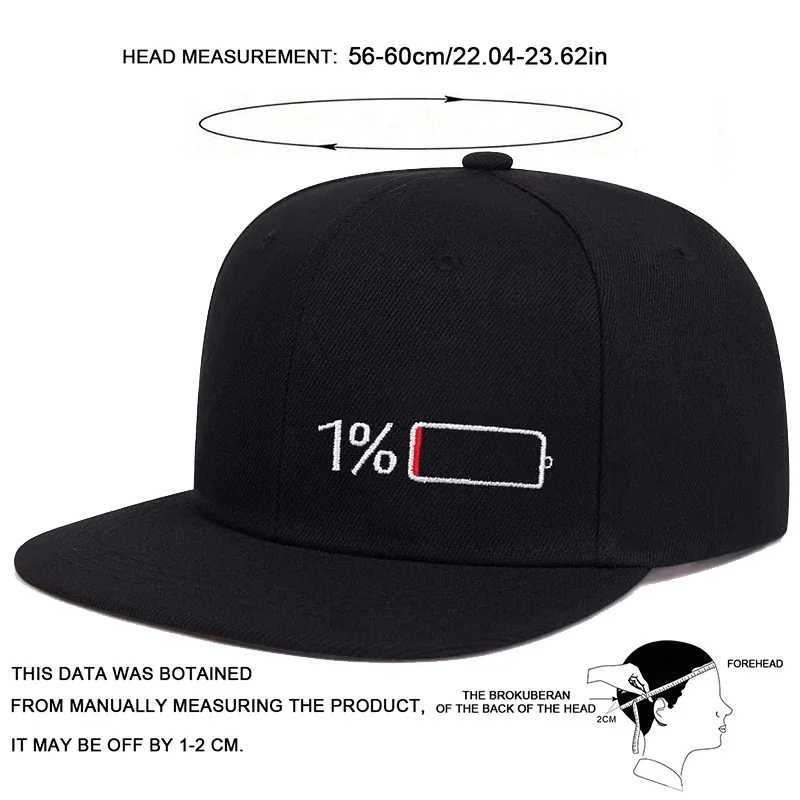 Hats Unisex Battery Embroidery Hip-hop Spring Autumn Outdoor Adjustable Casual Baseball Caps Sunscreen Hat M260626 - view 7
