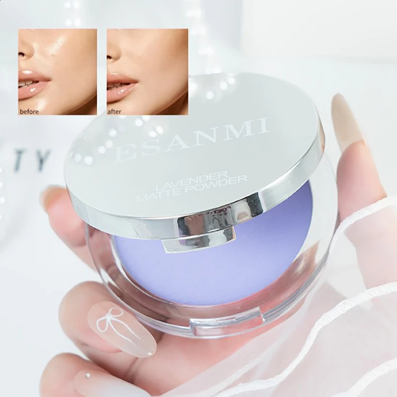 1PC Violet Cream To Powder Skin-friendly Skin Natural Face Long Lasting Oil-controlling Con Powder Cosmetics 260625 - view 6