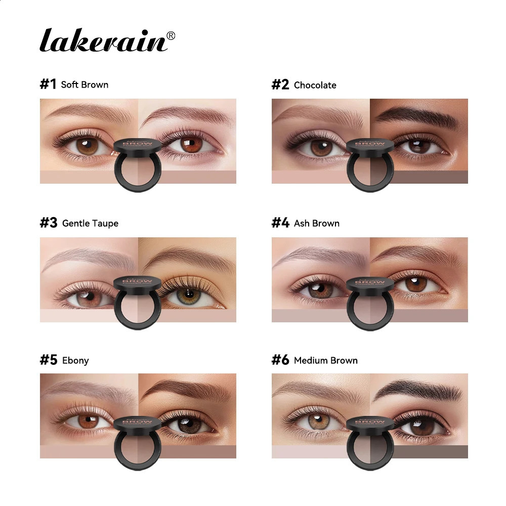 Brow Powder Duo Two-color Eyebrow Powder n Long-Lasting Natural 3-Dimensional Eyebrow Shape Makeup Fine Powder Cosmetic 260626 - view 4