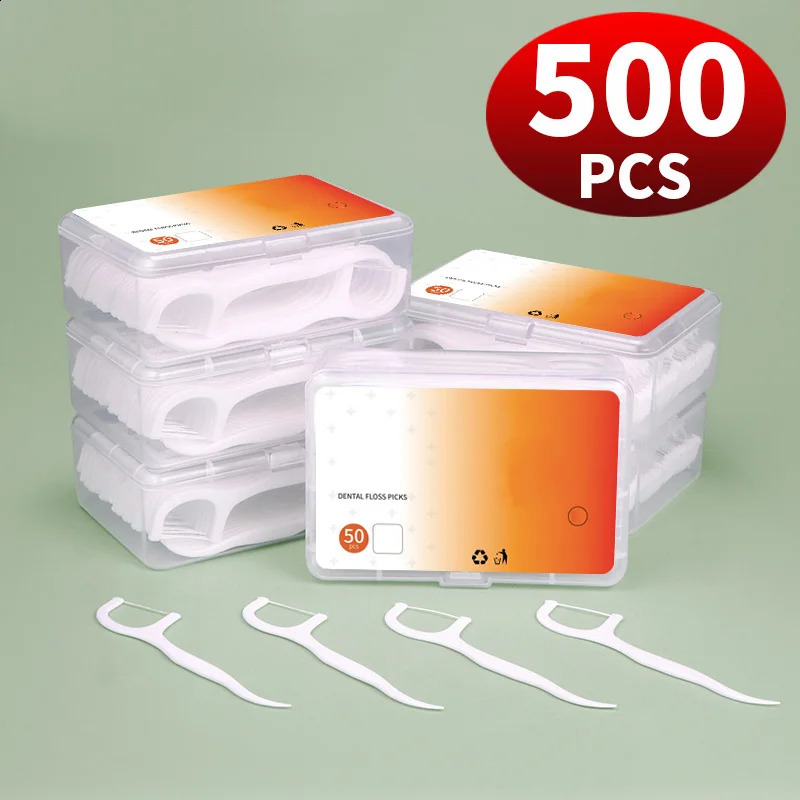 50025050PCS Smooth Floss Rod Cleaning interdental gaps and oral care 260626 - view 1