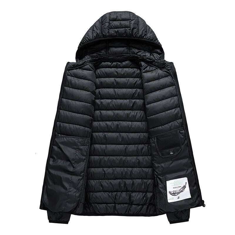 8XL Men New Autumn Winter Warm Waterproof Jacket Mens Hooded Casual Outwear Detachable Hat Outfits Parkas Coat Male W260626 - view 5