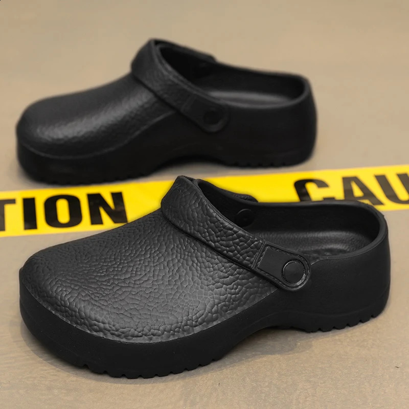 2026 Men Women EVA Sandals Light Couples Garden Clog Anti-Slip Work Shoes Waterproof Chef Shoes Comfortable Slippers for Kitchen 260626 - view 3