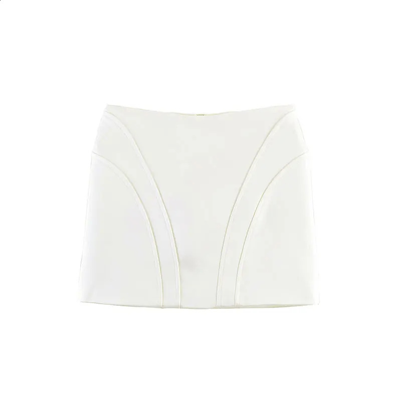 TFAFXY 2026 Summer Woman Satin Mini Skirts Sets For Women Corset Tops Two Piece Set Womens Suits 260626 - view 5