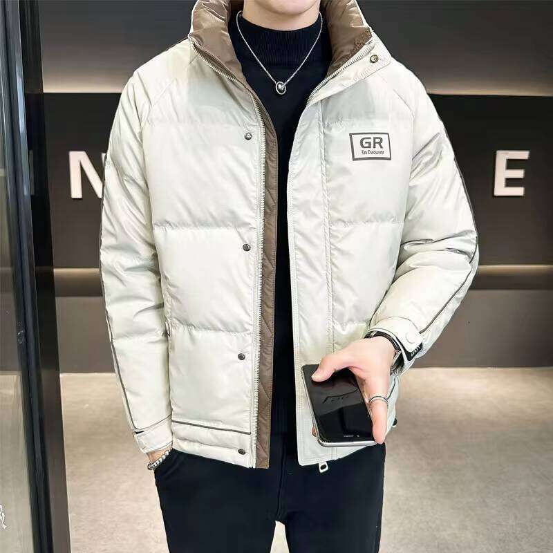 Premium 2025 Winter New Thick Warm Standing Collar Casual Men's Down Jacket J260626 - view 3