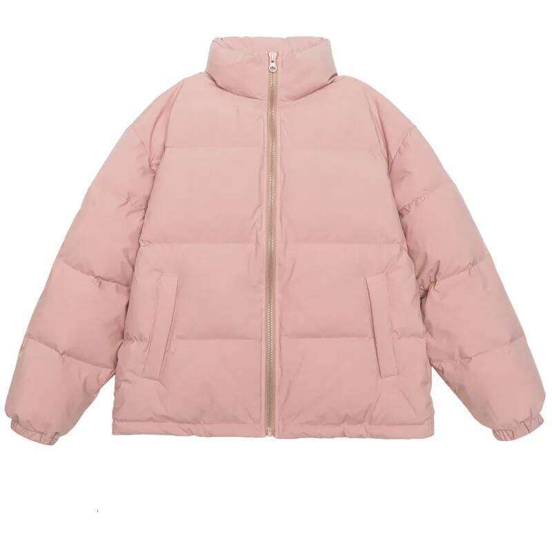 Winter Korean style stand up collar men's and women's thick warm 90 white duck bread jacket, down jacket W260626 - view 7