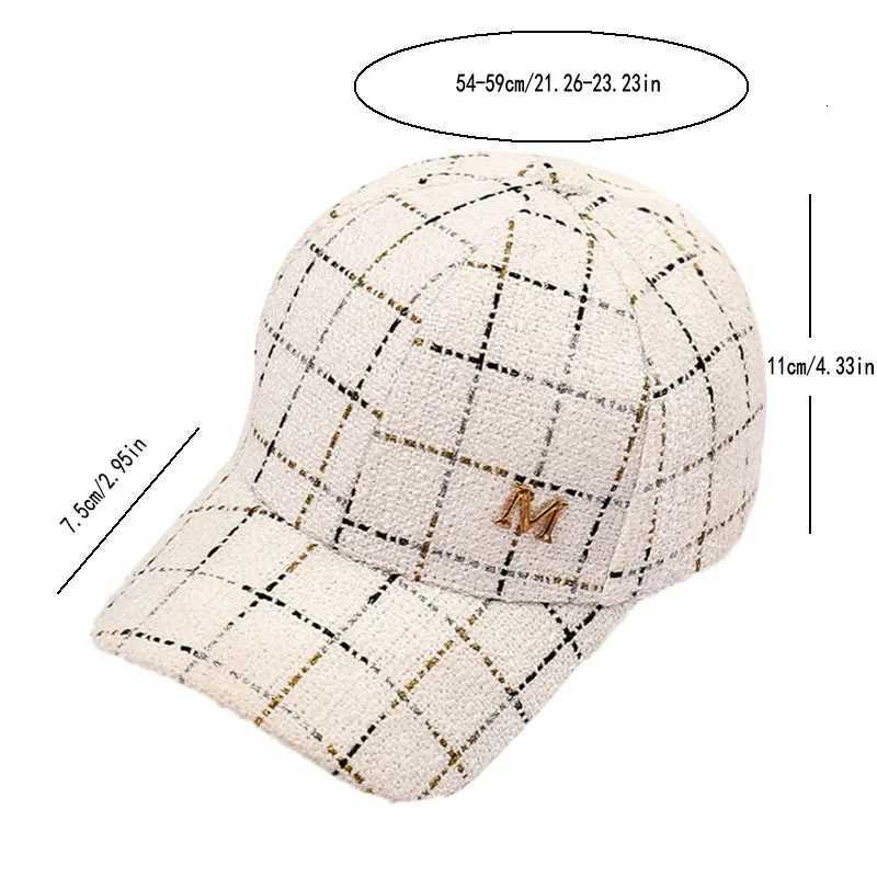 M Patch Baseball Metal Black Elegant Dad Hat Lightweight Adjustable Sun Hat For Women Female M260626 - view 7