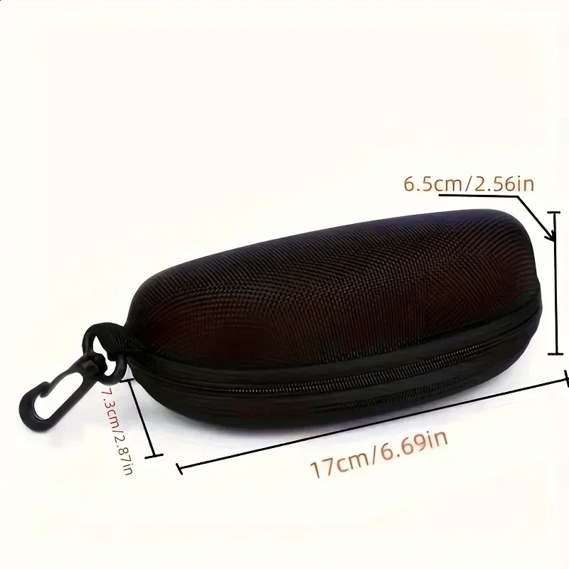 5/10pack Portable Zipper Sunglasses Protector Box Eye Glasses Case Box Oxford Travel Pack Glasses Case Accessories With Hook 260625 - view 3