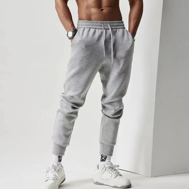 Mens Casual Sweatpants Sports Pants Unisex Fashion Solid Loose Trousers Streetwear Autumn Winter Jogging Fitness Pants 260626 - view 7