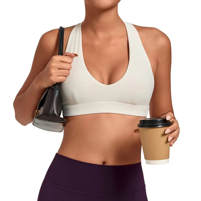samless womens gym workout sports bras Gathering Anti-Shake Halter Strap Yoga Bra Tight Outdoor Sports Running Fitness Top 260626