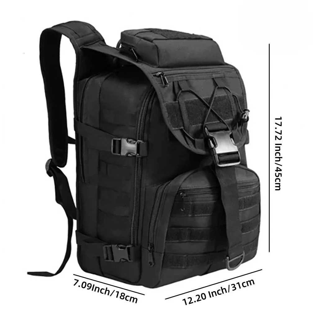 survival backpack 35L hiking tactical backpack cycling backpack fishing backpack suitable for travel camping and outdoor sports M260626 - view 7