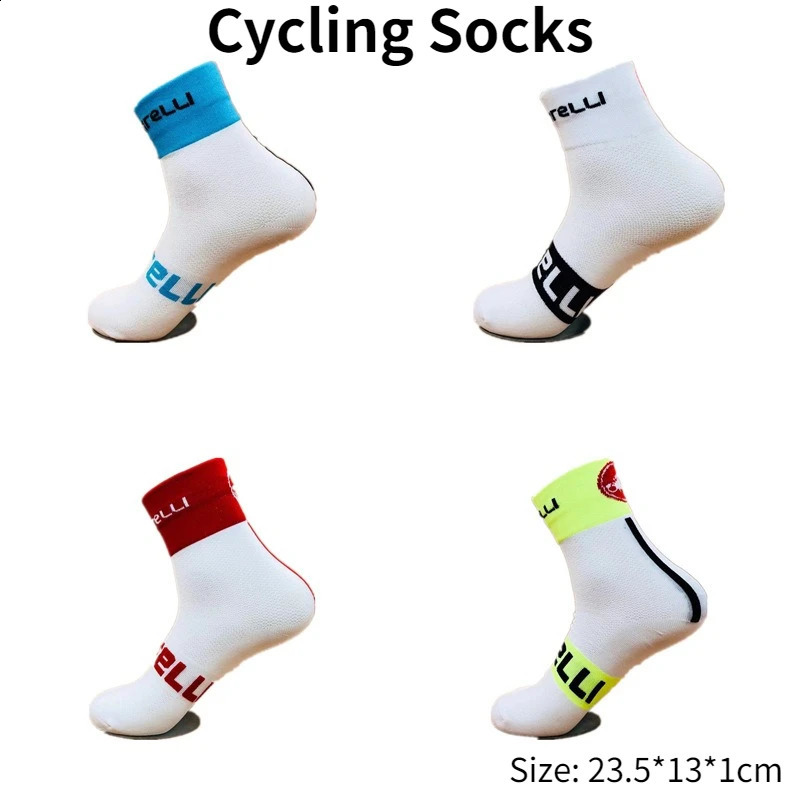 Fourcolor Mens and Womens Cycling Socks Sports Breathable Sweatabsorbing Running Outdoor Bicycle Accessories 260622