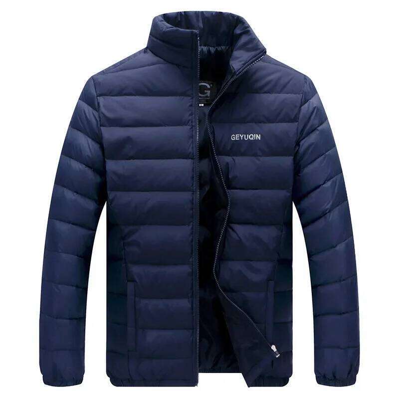 Quality Stand Collar Winter Duck Coats Men Warm Light Jackets Male Father's Down Coat Fashion Puffer Jackest JK-826 J260626 - view 6