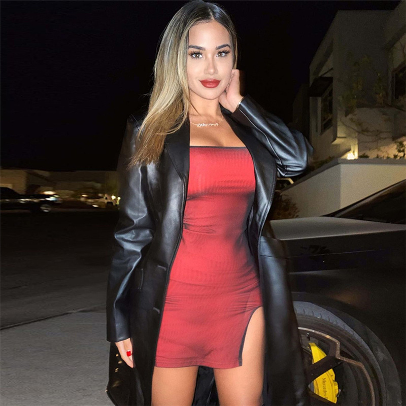 Womens Bodycon Mini Dress Womens Low Cut Slit Waist Cinch Slim Fit Sexy Hot Girl Short Gown For Women Daily Nightclub Party Dating Outfits - view 3