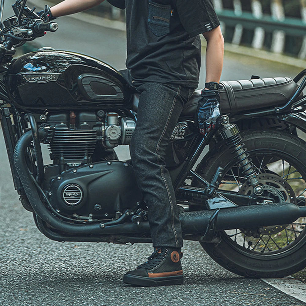 Boots for Motorcyclist Man Motorcycle Shoes Botas Moto WearResistant Mens Riding boo 260626 - view 6